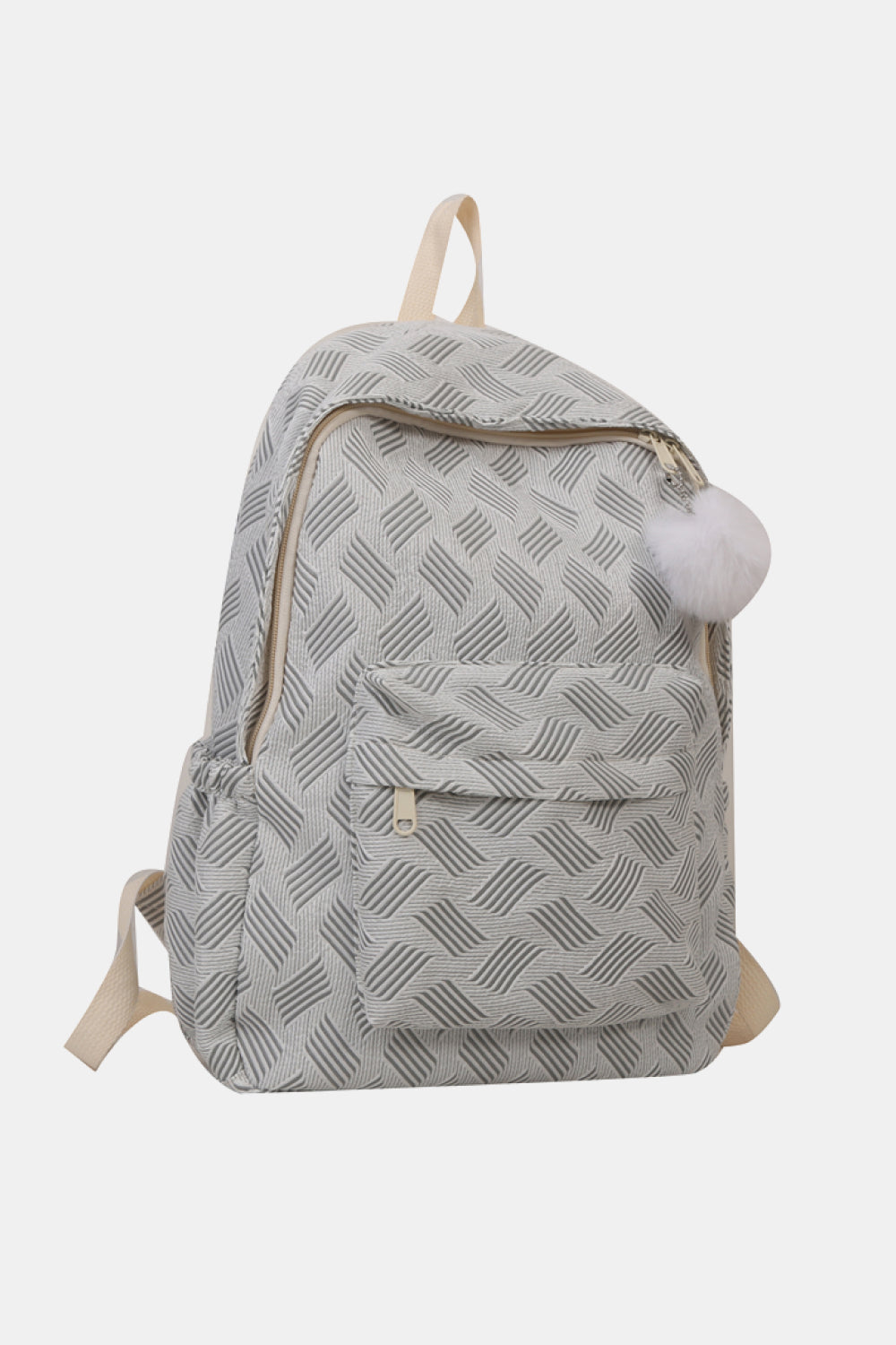 Printed Polyester Large Backpack